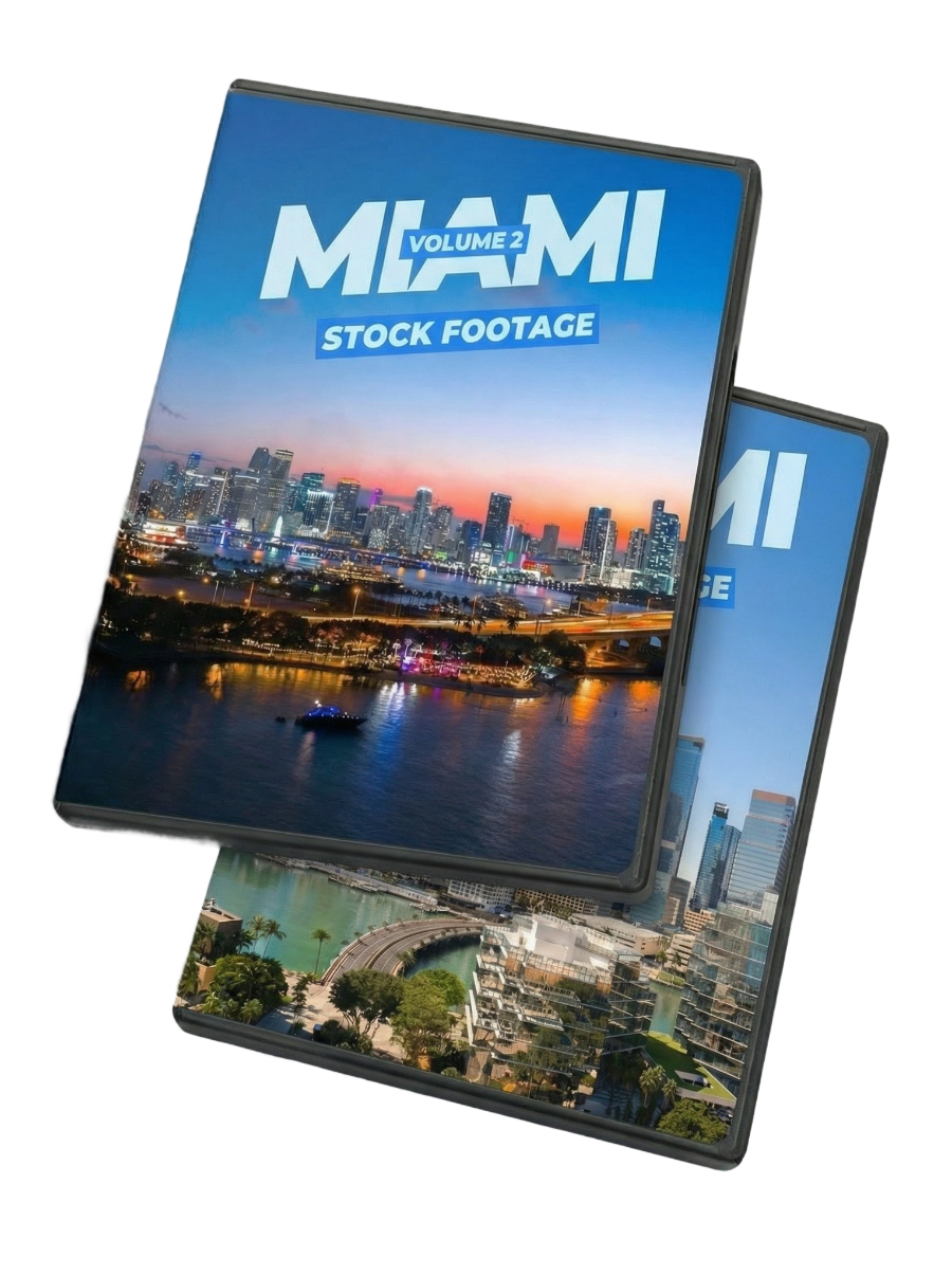 Miami Stock Footage Volume 1 and Volume 2 collections